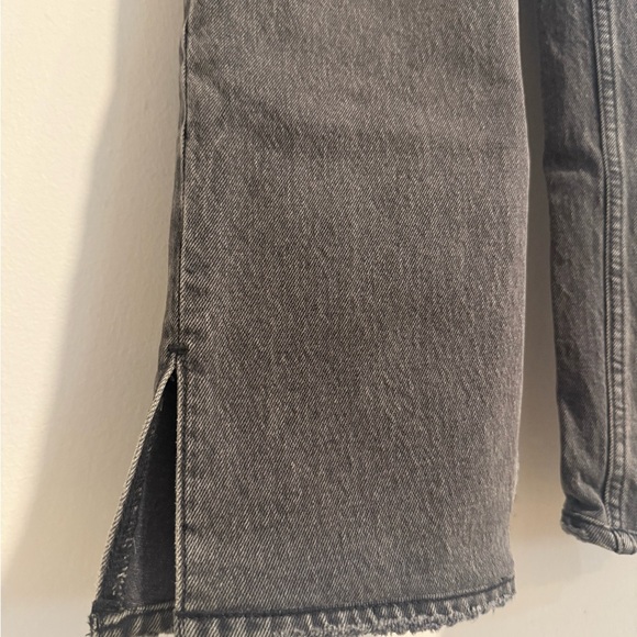 Abercrombie & Fitch Dark Gray 90s Straight Ultra High Rise (28) - Picture 7 of 8